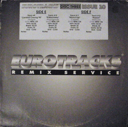 Various : Eurotracks Mixes Issue Ten (3x12", Promo)