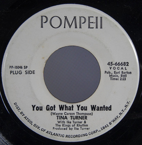 Tina Turner : You Got What You Wanted/Too Hot To Hold (7", Single, Promo)