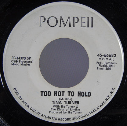Tina Turner : You Got What You Wanted/Too Hot To Hold (7", Single, Promo)