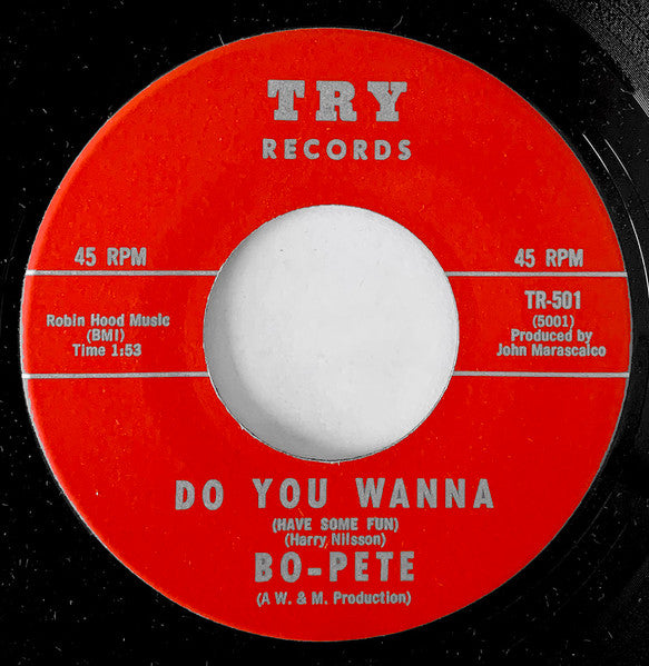 Bo-Pete : Do You Wanna / Groovy Little Suzie (7")