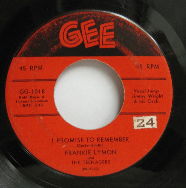 Frankie Lymon & The Teenagers : Who Can Explain? / I Promise To Remember (7", Single)