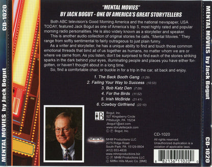 Jack Bogut : Mental Movies (CD)
