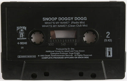 Snoop Dogg : What's My Name? (Cass, Single)