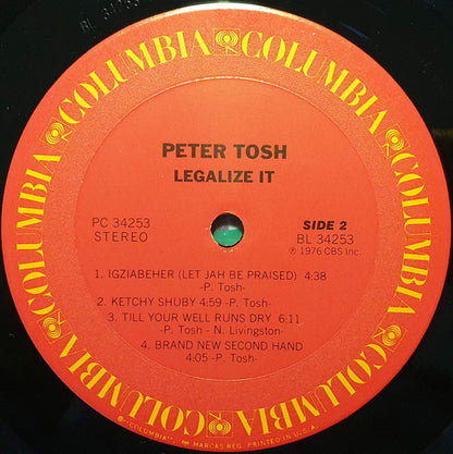 Peter Tosh : Legalize It (LP, Album, Pit)