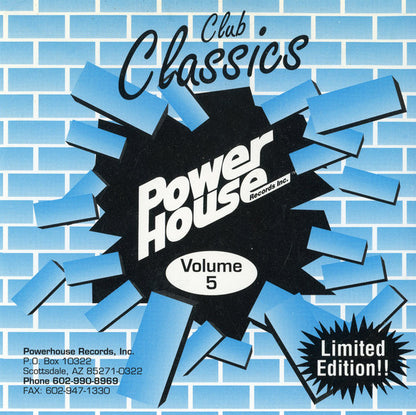 Various : Club Classics Volume 5 (CD, Comp, Promo)