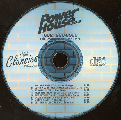 Various : Club Classics Volume 5 (CD, Comp, Promo)