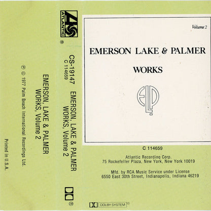 Emerson, Lake & Palmer : Works (Volume 2) (Cass, Album, Club)