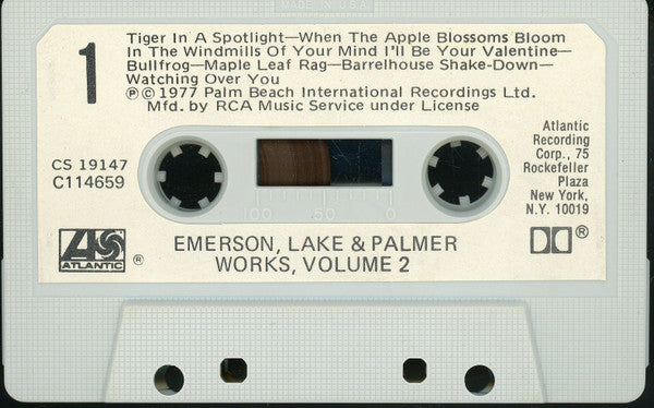 Emerson, Lake & Palmer : Works (Volume 2) (Cass, Album, Club)