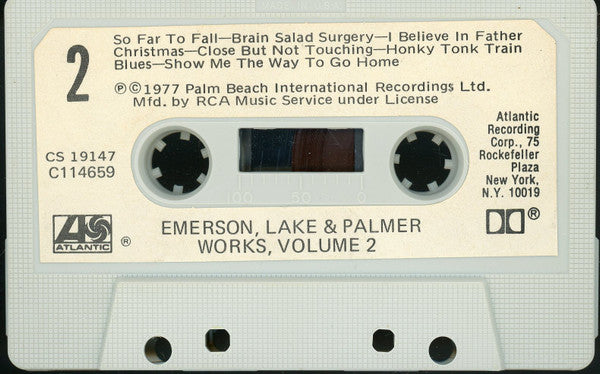 Emerson, Lake & Palmer : Works (Volume 2) (Cass, Album, Club)