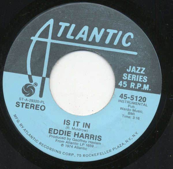 Eddie Harris : Is It In (7", Single, Mono, Promo, PL )