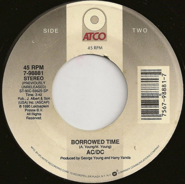 AC/DC : Moneytalks (7", Single, Spe)