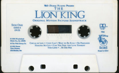 Elton John, Tim Rice, Hans Zimmer : The Lion King (Original Motion Picture Soundtrack) (Cass, Album, Dol)