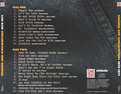 Various : Singers And Songwriters 1970-1971 (2xCD, Comp)