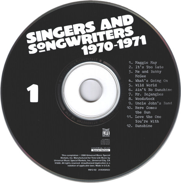 Various : Singers And Songwriters 1970-1971 (2xCD, Comp)