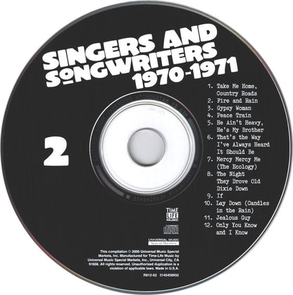 Various : Singers And Songwriters 1970-1971 (2xCD, Comp)