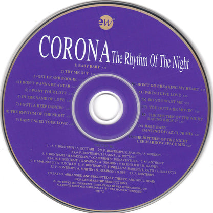 Corona : The Rhythm Of The Night (CD, Album)