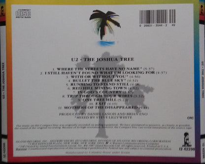 U2 : The Joshua Tree (CD, Album, Club, RE, Spr)