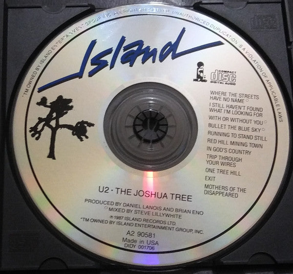 U2 : The Joshua Tree (CD, Album, Club, RE, Spr)
