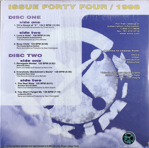 Various : X-Mix Dance Series 44 (2x12", Promo)