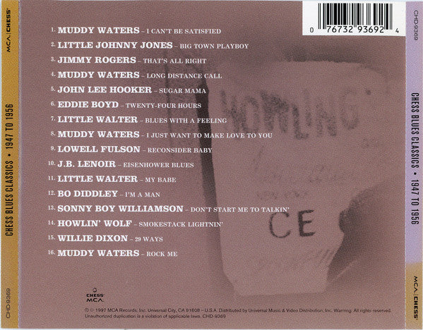 Various : Chess Blues Classics 1947 To 1956 (CD, Comp, RM, Uni)