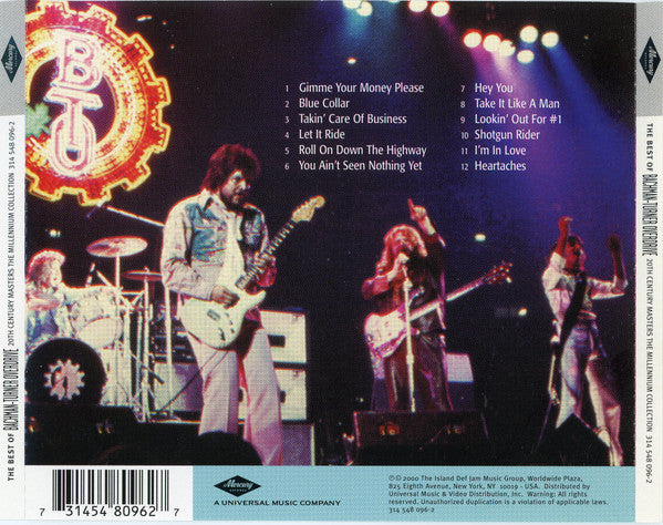 Bachman-Turner Overdrive : The Best Of Bachman-Turner Overdrive (CD, Comp, RM, UML)