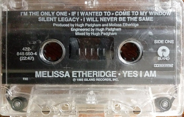 Melissa Etheridge : Yes I Am (Cass, Album, Chr)