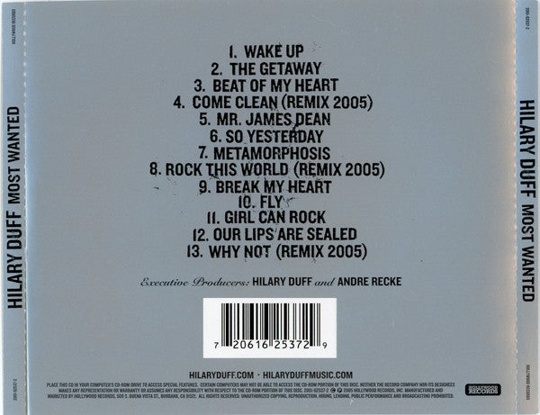 Hilary Duff : Most Wanted (CD, Comp, Enh, Uni)