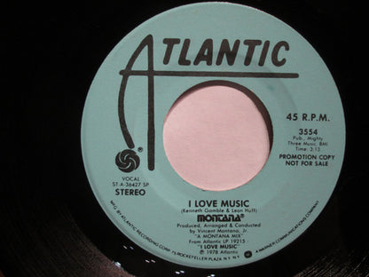 Montana : I Love Music (7", Mono, Promo)