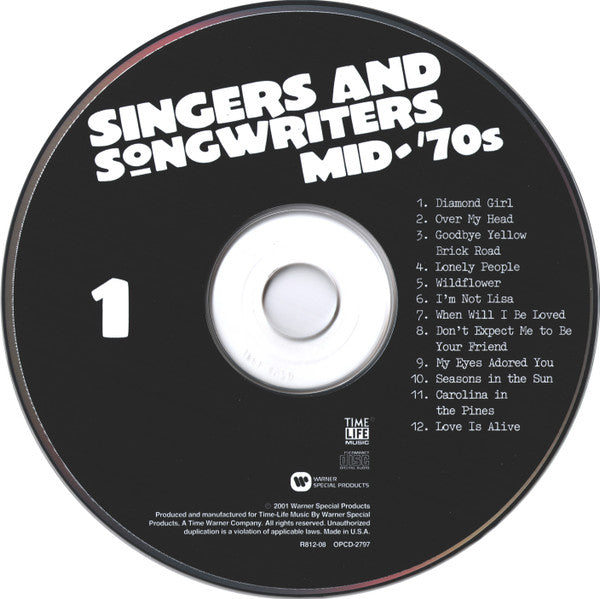 Various : Singers And Songwriters Mid-'70s (2xCD, Comp)