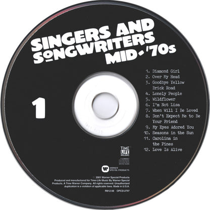 Various : Singers And Songwriters Mid-'70s (2xCD, Comp)