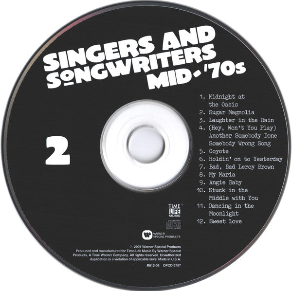 Various : Singers And Songwriters Mid-'70s (2xCD, Comp)