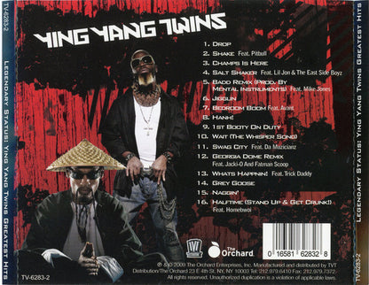 Ying Yang Twins : Legendary Status: Ying Yang Twins Greatest Hits (CD, Album, Comp, Cle)