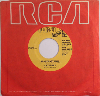 Eurythmics : Missionary Man (7", Promo)