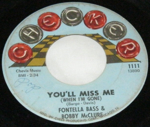 Fontella Bass & Bobby McClure : Don't Jump / You'll Miss Me (When I'm Gone) (7", Single)