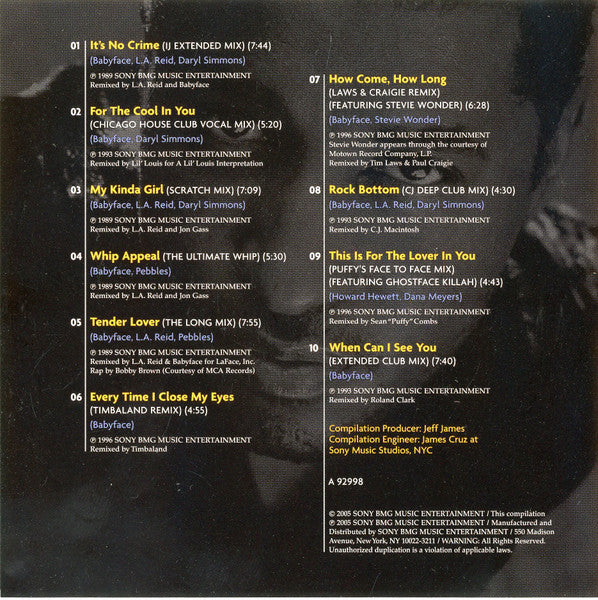 Babyface : The Other Side Of Cool (CD, Comp)