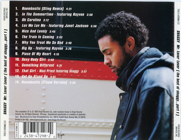 Shaggy : Mr. Lover Lover (The Best Of Shaggy... Part 1) (CD, Comp)