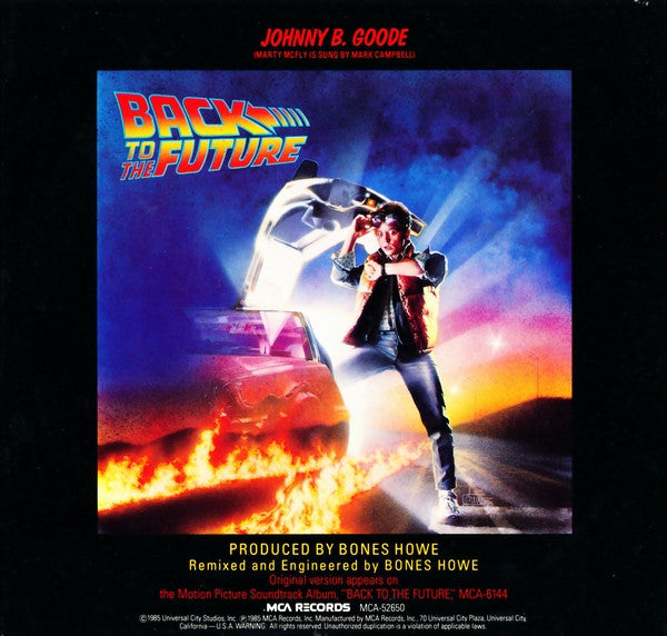 Marty McFly With The Starlighters : Johnny B. Goode (7", Promo)
