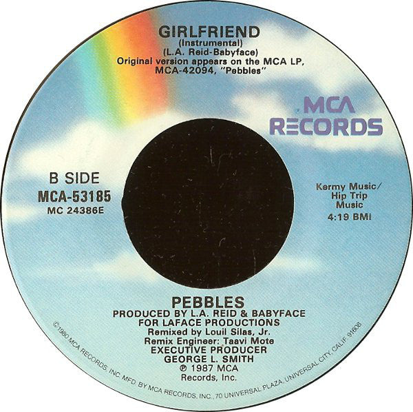 Pebbles : Girlfriend (7", Single)