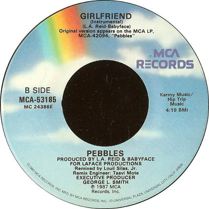 Pebbles : Girlfriend (7", Single)