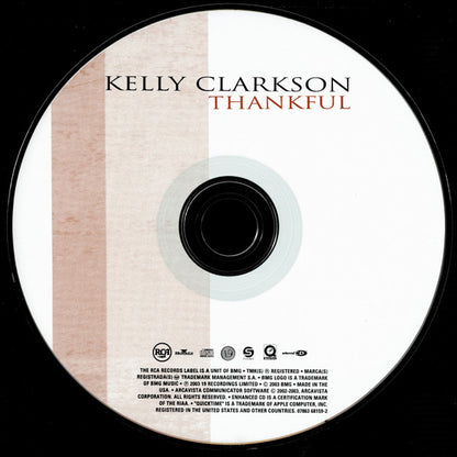 Kelly Clarkson : Thankful (CD, Album, Enh, Cin)