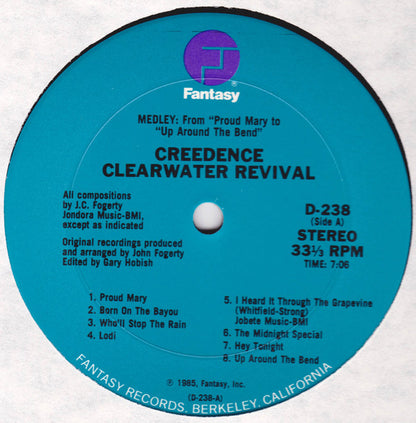 Creedence Clearwater Revival : Medley: From "Proud Mary" To "Up Around The Bend (12")