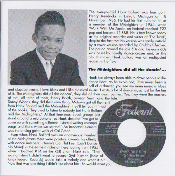 Hank Ballard & The Midnighters : Dancin' And Twistin' (CD, Comp)