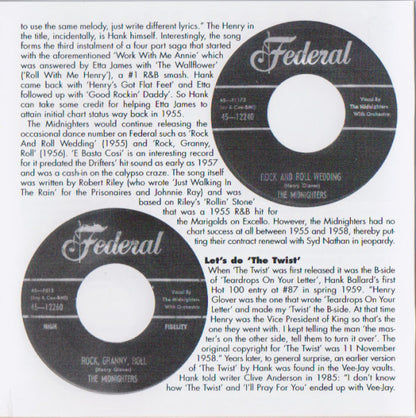 Hank Ballard & The Midnighters : Dancin' And Twistin' (CD, Comp)