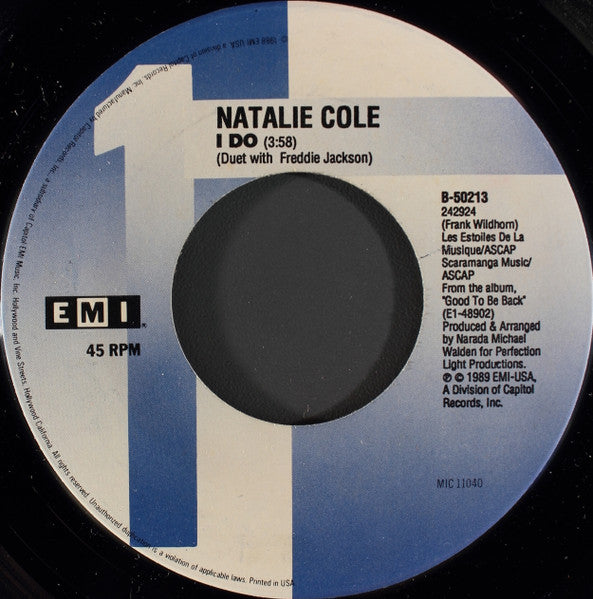 Natalie Cole : I Do (7")