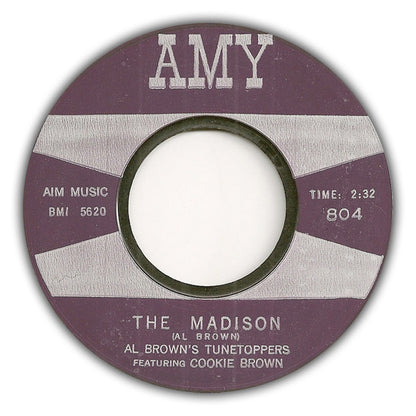Al Brown's Tunetoppers Featuring Cookie Brown : The Madison (7", Styrene)