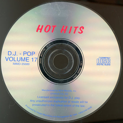 Various : Hot Hits DJ Pop Vol 17 (CD, Comp)