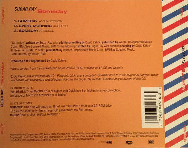 Sugar Ray (2) : Someday (CD, Maxi, Enh, Hyp)