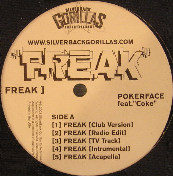 Pokerface (8) : Freak (12")