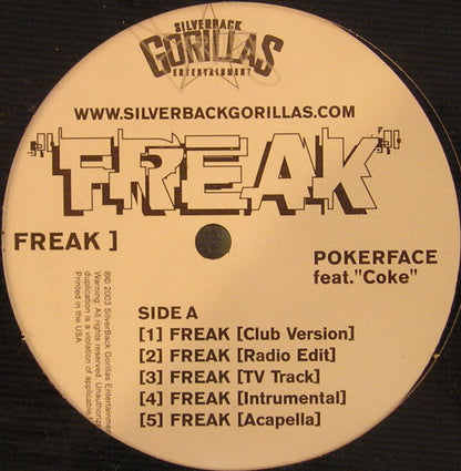 Pokerface (8) : Freak (12")