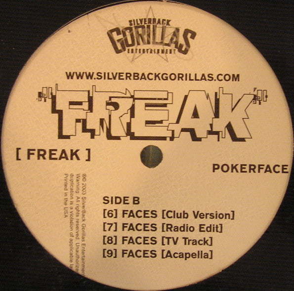 Pokerface (8) : Freak (12")